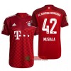 Oficiální Fotbalový Dres FC Bayern Mnichov Jamal Musiala 42 Domácí 2021-22 pro Muži